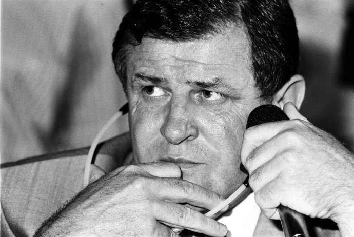 Vladimír Mečiar v júni 1992 po posledných parlamentných voľbách v spoločnej federatívnej republike. Foto – TASR