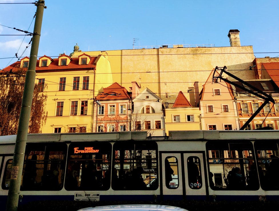 Centrum Vroclavu je divoká koláž. Zdroj – autor