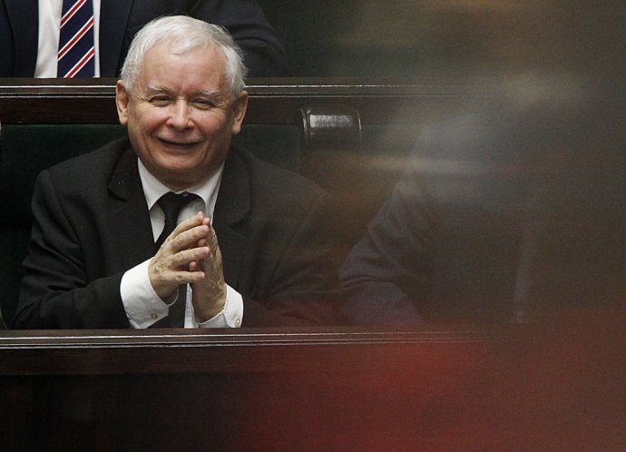 Jarosław Kaczyński – muž, ktorý má hlavné slovo v poľskej politike. Foto – TASR/AP