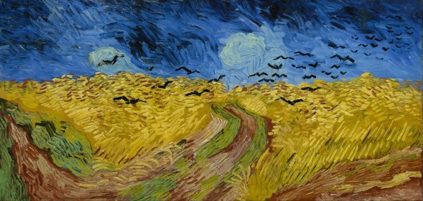 Zdroj: „Wheatfield with Crows“, Vincent Van Gogh, 1890, (wikipedia.org).