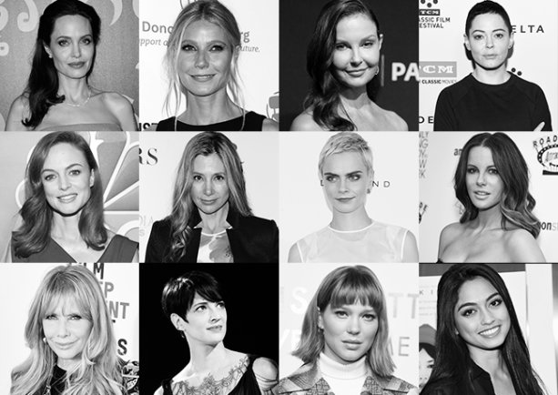 Slávne osobnosti, ktoré sa stali obeťami sexuálneho násilia filmovým producentom Harveym Weinsteinom.