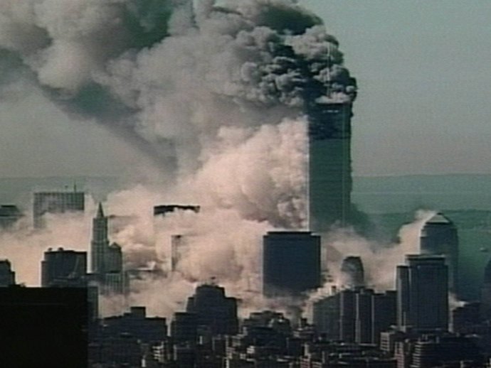 Útok na Svetové obchodné centrum v New Yorku. Foto – TASR