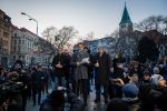 Igor Matovič na spomienke hnutia OĽaNO na Jána Kuciaka a Martinu Kušnírovú. Foto N - Tomáš Benedikovič