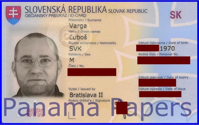 Občiansky preukaz Ľuboša Vargu. Zdroj – Aktuality
