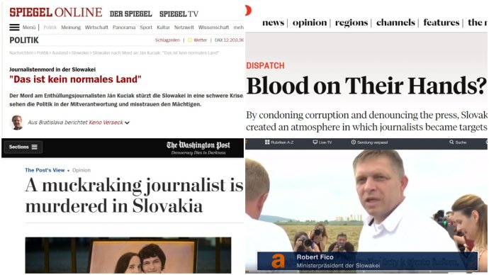 Články zahraničných médií o Slovensku. Reprofoto N