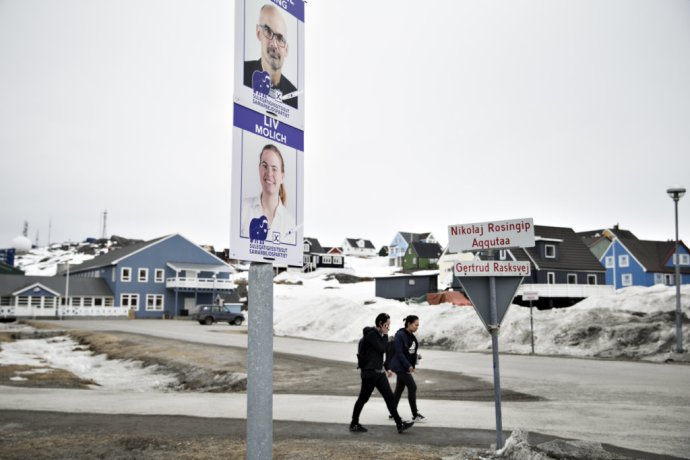 Šesť zo siedmich grónskych strán volá po nezávislosti na Dánsku. Foto - TASR/AP