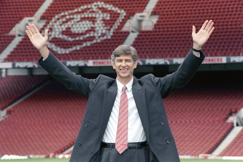 Wenger 22. septembra 1996 po príchode do Arsenalu. Foto – TASR/AP