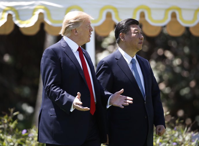 Donald Trump a Si Ťin-pching. Foto – TASR/AP