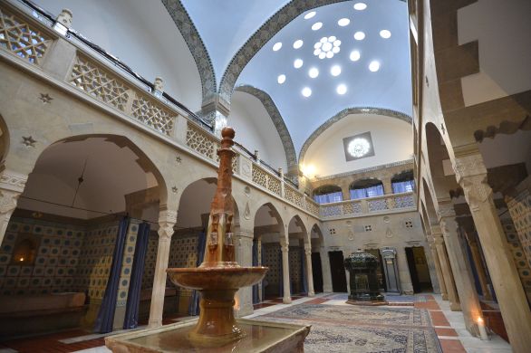Termálny bazén Sina a odpočívareň Hammam v kúpeloch Trenčianske Teplice Foto TASR