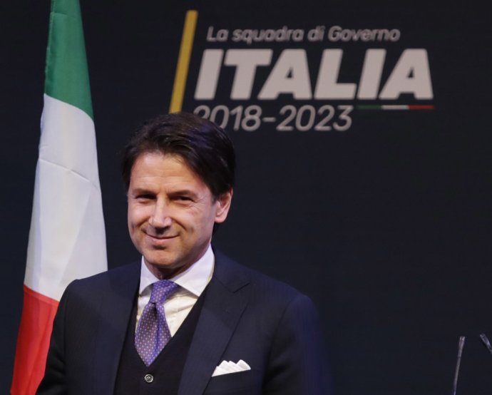 Kompromisný kandidát na talianskeho premiéra Giuseppe Conte. Foto – AP