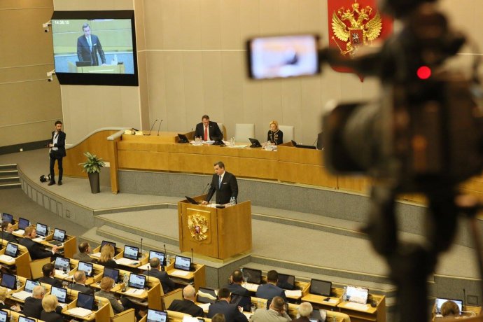 Andrej Danko reční v Moskve. Foto - Facebook Andreja Danka