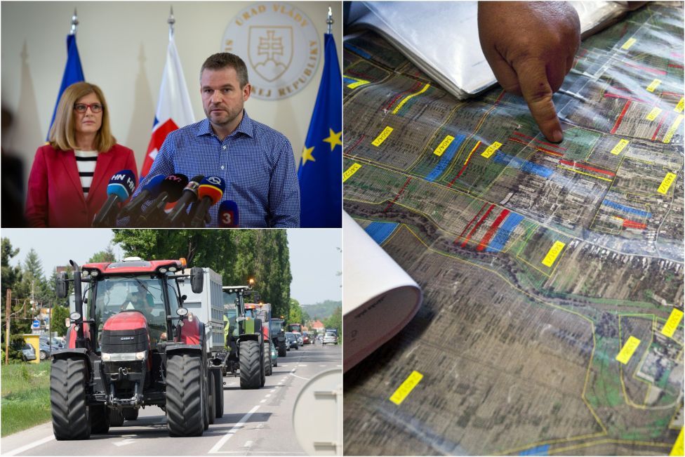 Ministerku Matečnú po prepuknutí škandálu s dotáciami odvolávali v parlamente, ale ustála to, zastal sa jej aj premiér a vstúpila do SNS. Farmári boli na viacerých protestných jazdách. Foto N – Andrej Bán a Tomáš Benedikovič a TASR