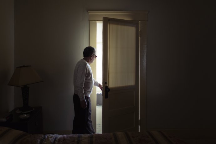 Munir Sirhan v izbe svojho brata. Foto - Philip Cheung/Washington Post