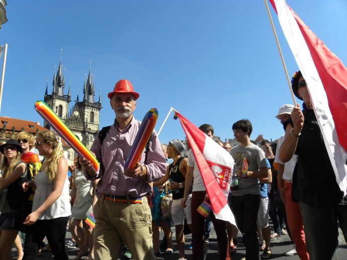 Pochod homosexuálov v Prahe, 2013. Ilustračné foto – TASR/AP