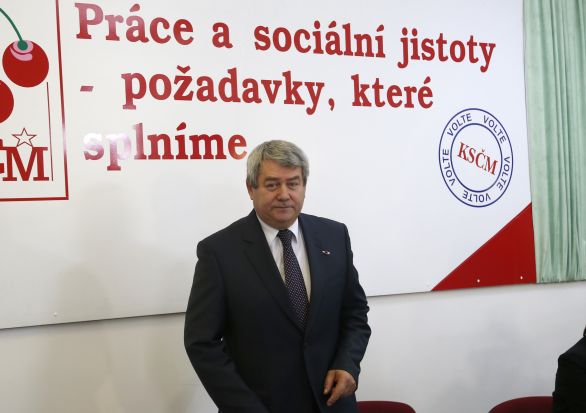 Predseda KSČM Vojtěch Filip. Foto - tasr/ap