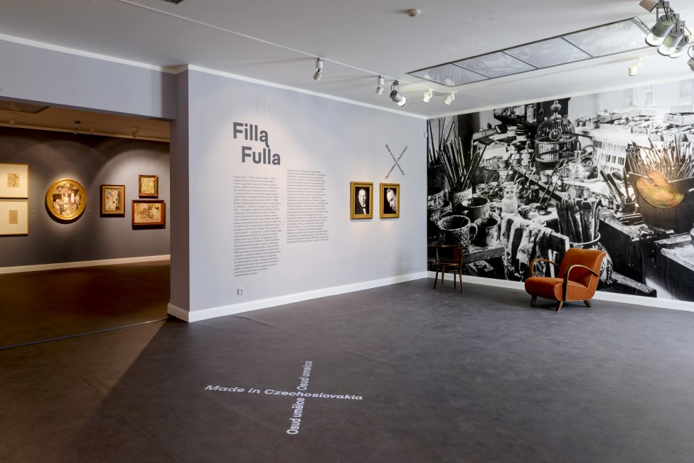 Výstava Filla - Fulla: Osud umelca / Osud umělce potrvá v SNG do 21. októbra. Foto - Martin Deko