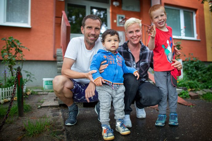 Lucia Piussi s rodinou. Foto N - Tomáš Benedikovič
