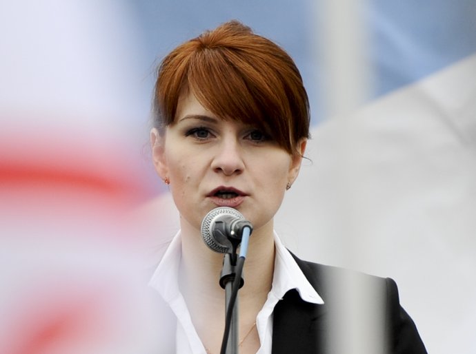 Maria Butinová (29) je obvinená zo sprisahania a z toho, že pracovala ako neoznačená ruská agentka. Foto - TASR/AP