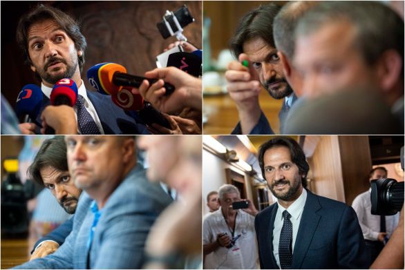 Robert Kaliňák v parlamente pri rokovaní o únose. Foto – TASR