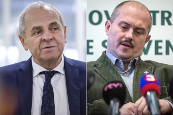 Ján Lunter a Marian Kotleba. Foto N – Tomáš Benedikovič
