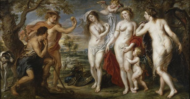 P. P. Rubens - – The Judgment of Paris, 1638-1639, Museo del Prado