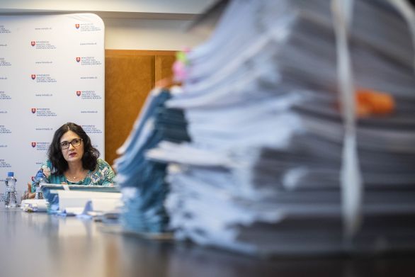 Martina Lubyová, ministerka školstva. Foto - TASR