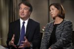 Brett Kavanaugh vystúpil v televízii s manželkou. Foto - TASR/AP