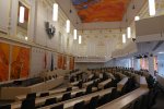Dočasná rokovacia sála rakúskeho parlamentu (Wikimedia Commons/Oktobersonne)