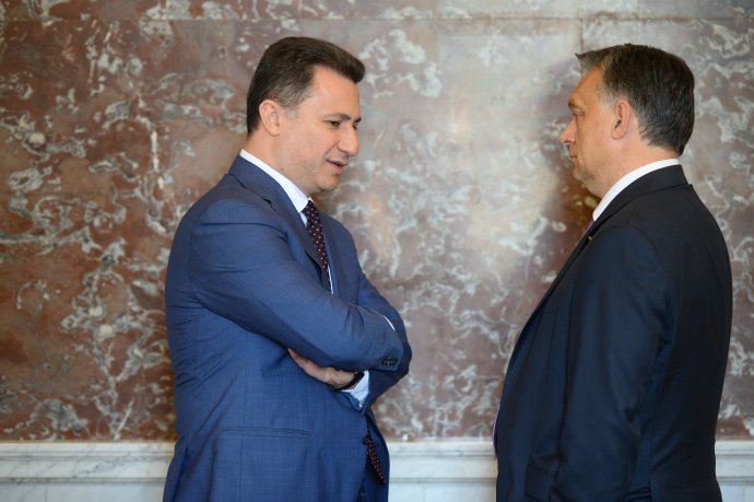 Nikola Gruevski (vľavo) a Viktor Orbán na stretnutí v roku 2015. Zdroj - Flickr/Európska ľudová strana