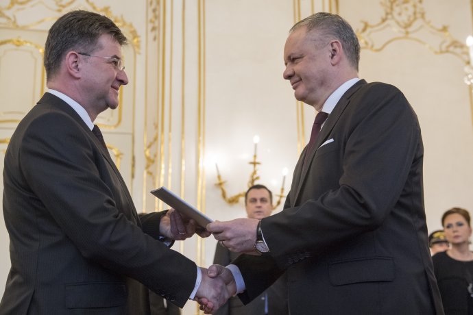 Prezident Kiska naposledy menoval ministra Lajčáka do funkcie 22. marca 2018. Foto – TASR