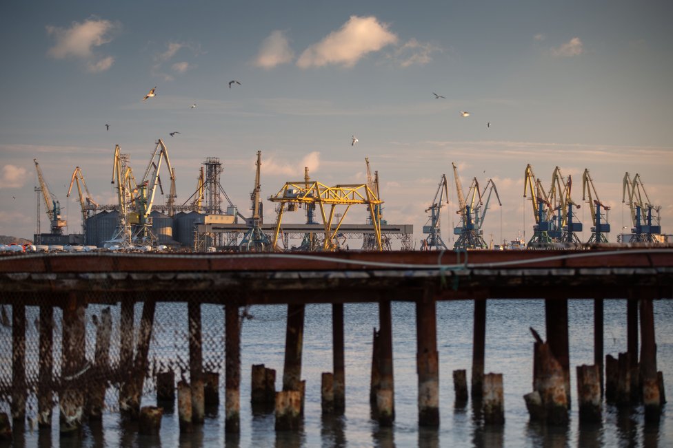 Prístav v Berďansku. Foto N - Tomáš Benedikovič