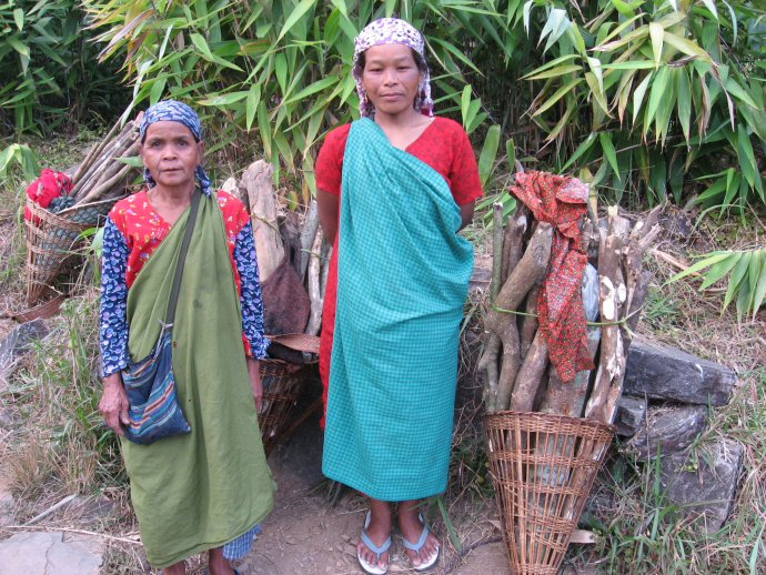 Ženy z kmeňa Khásióv v Indii. Foto - Kateřina Karásková