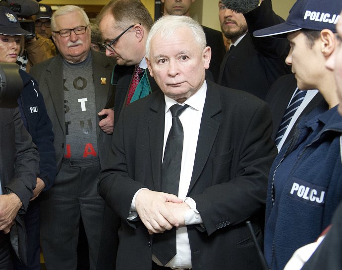Líder PiS Jaroslaw Kaczyński. Ilustračné foto - TASR/AP