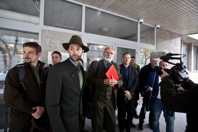 Signatári výzvy Odmietame. Foto N - Andrej Bán