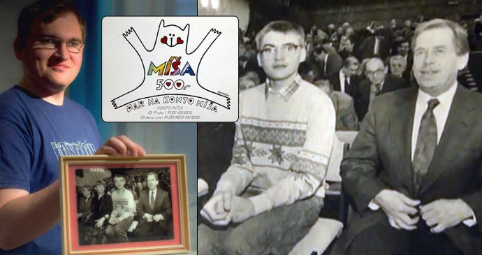 Michala Budínskeho podporoval aj vtedajší prezident Václav Havel. Foto – blesk.cz
