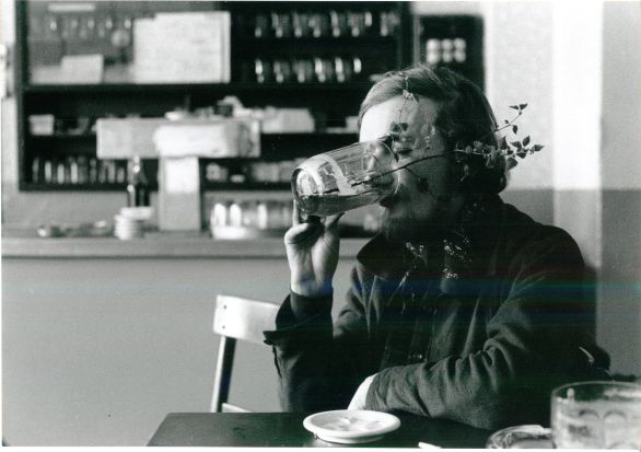 Jan Steklík: Inventúra Řípu, akcia, 1970. Foto - Helena Wilsonová