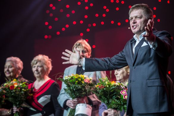 Robert Fico by odchodom na Ústavný súd skončil ako predseda Smeru. Stranu doteraz viedol iba on a je jej hlavnou tvárou. foto N - Tomáš Benedikovič