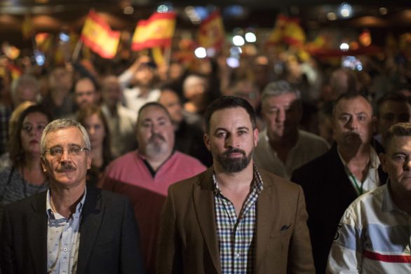 Líder krajne pravicovej španielskej strany Santiago Abascal. Foto - TASR/AP