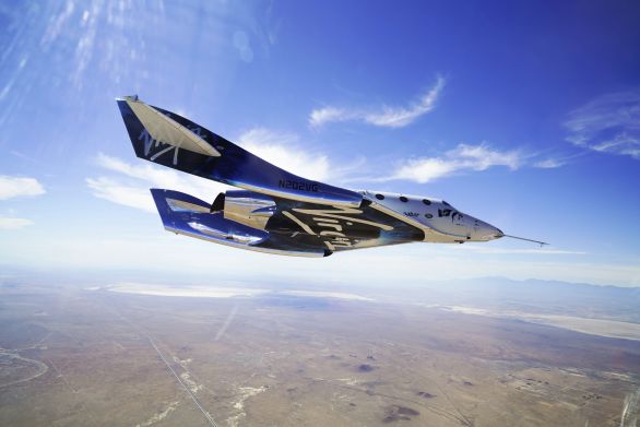 VSS Unity na snímke z tohto roka. Foto - AP