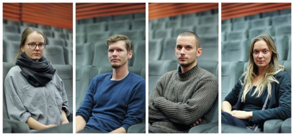 Lena Kušnieriková, Dominik Jursa, Edo Cicha a Lucia Kašová. Foto - Robert Tappert