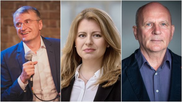 Robert Mistrík, Zuzana Čaputová, František Mikloško. Foto - N