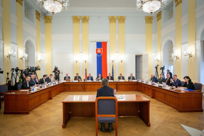 Vypočutie kandidátov na Ústavný súd. Foto N - Tomáš Benedikovič