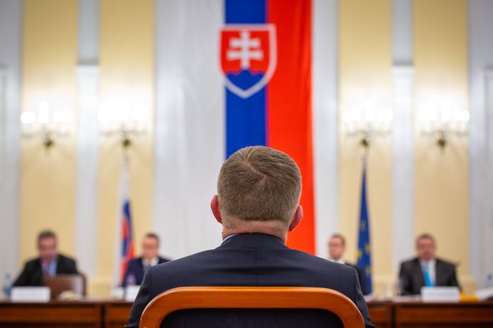 Robert Fico na vypočutí pred ústavnoprávnym výborom. Foto N - Tomáš Benedikovič