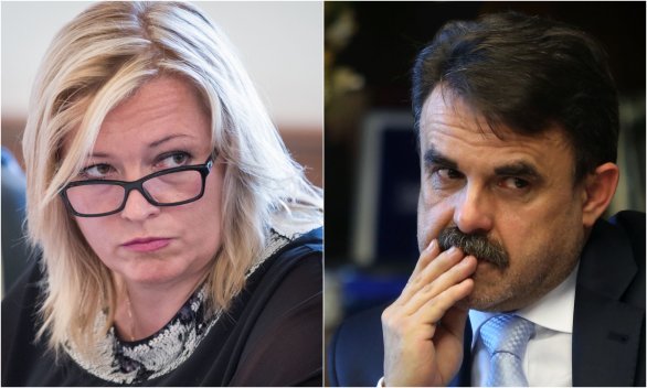 Lenka Praženková a Jaromír Čižnár. Foto – N a TASR
