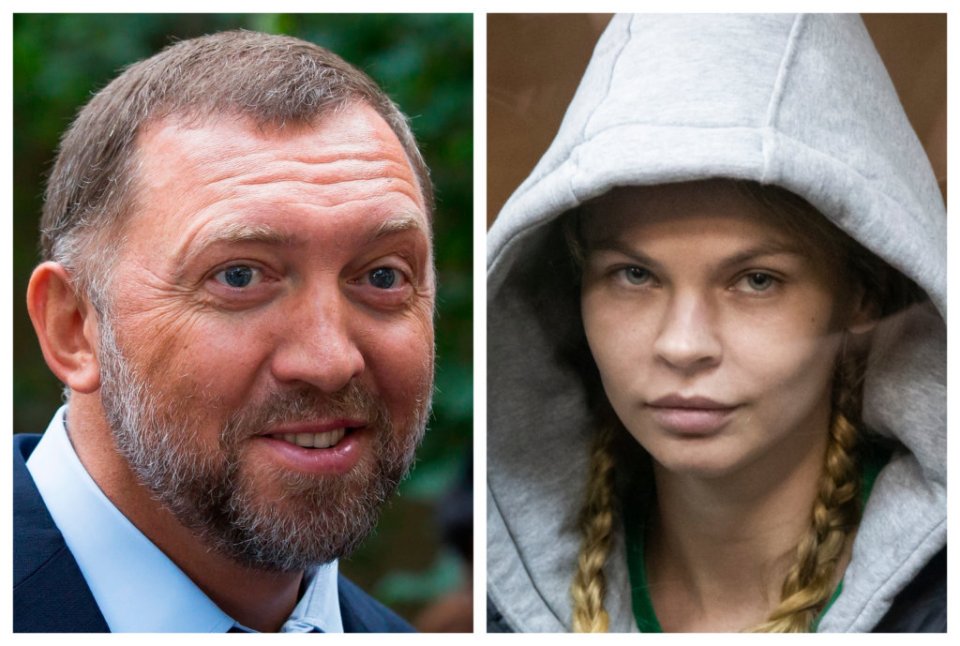 Oleg Deripaska a bieloruská prostitútka známa ako Nasťa Rybka. Foto - ap