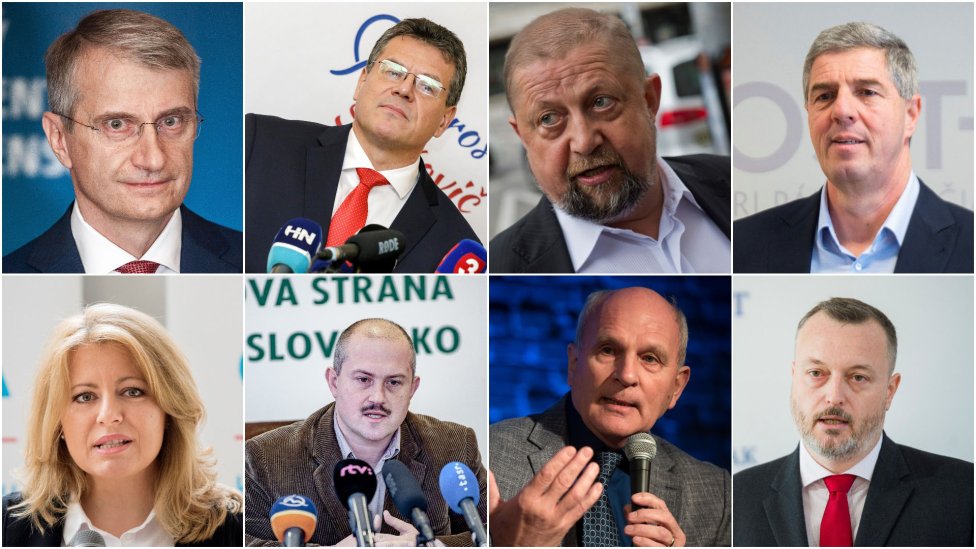 Prezidentskí kandidáti. Foto - TASR, Vladimír Šimíček