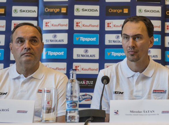 Ernest Bokroš a Miroslav Šatan. Foto - TASR