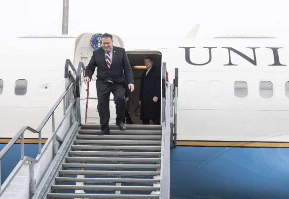 Pompeo v Budapešti. Foto - TASR/AP