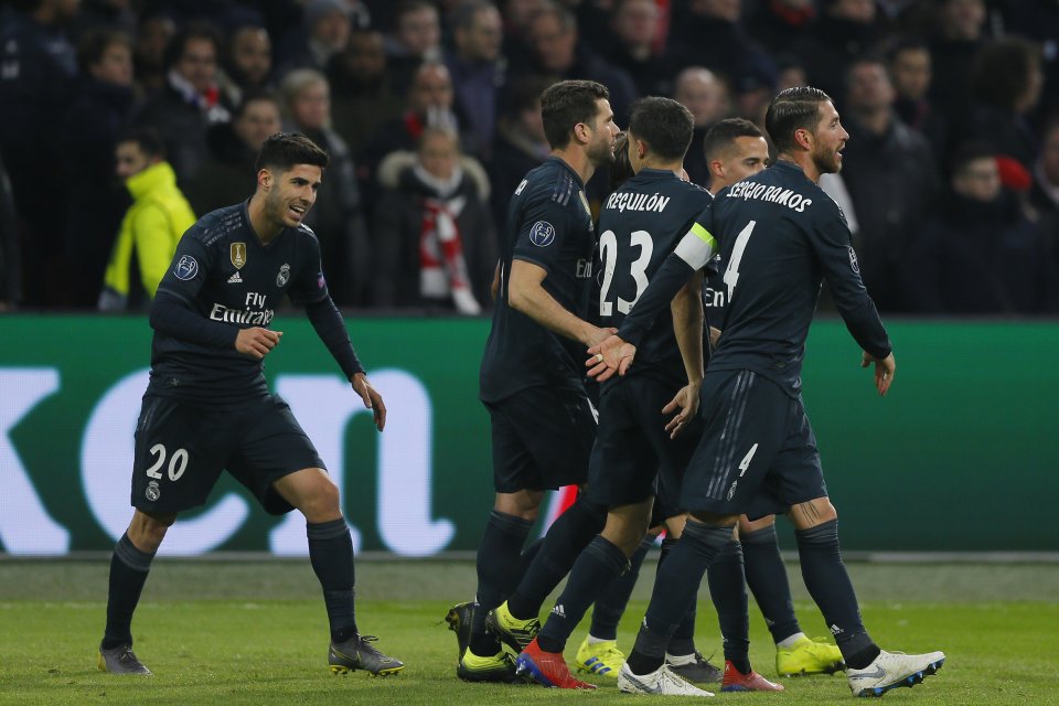 Hráči Realu oslavujú víťazný gól. Foto – AP
