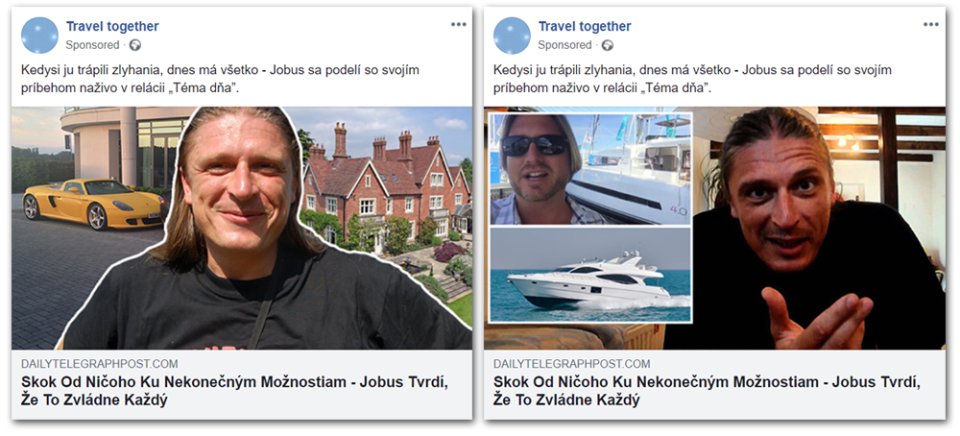 Lživé reklamy s Branislavom Jobusom sú stále online.